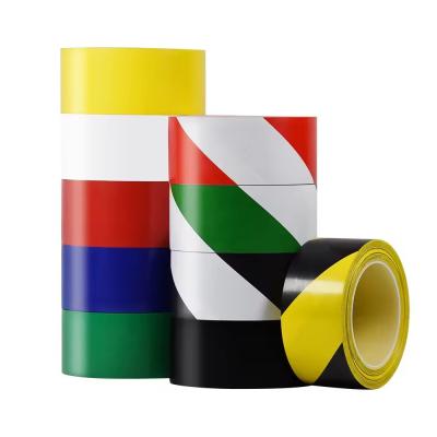 China Waterproof Custom Size PVC Marking Tape For Safety Warning Floor Marking Adhesive Tape for sale