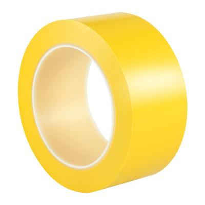 China Heat Resistant And Long Lasting Yellow Color PVC Film Floor Caution Tape for sale