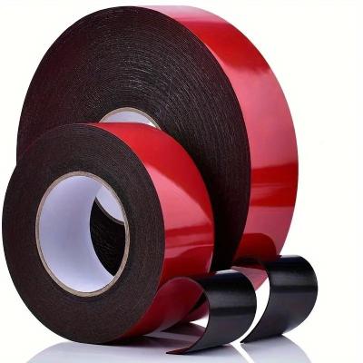 China White Heat Resistant PE Double Side Foam Tape For Construction Glazing Acrylic Waterproof for sale