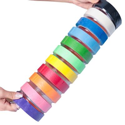 China Customized Heat Resistant Multi Colored Masking Tape For Painting for sale