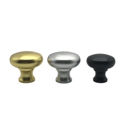 China Wholesale Modern Simple Matte Black Cupboard Drawer Knobs Buffet Door Hole Handles for sale