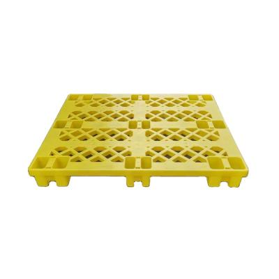 China 1200 x 1000mm Singleface Heavy Duty Singleface Warehouse Pallet 100% Virgin HDPE Single Faced Forklift P Pallet Euro Plastic Pallet P for sale