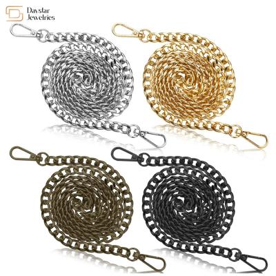 China Metal Crossbody Chain Strap With Hook , Detachable Bag Replacement Strap Te koop