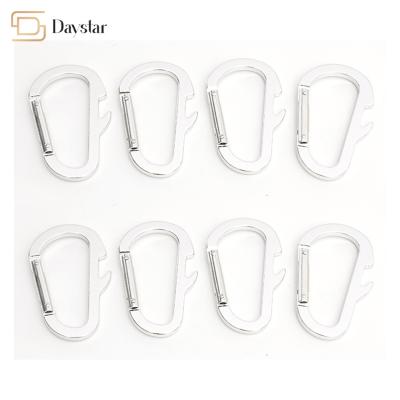 Κίνα Keychain Hiking Metal Accessories , D Shape Snap Buckle Metal Carabiner Clip προς πώληση