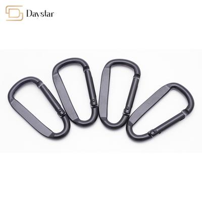 Κίνα Hiking Accessories Heavy Duty Carabiner Spring Snap Hook , Keychain D Shape Buckle προς πώληση