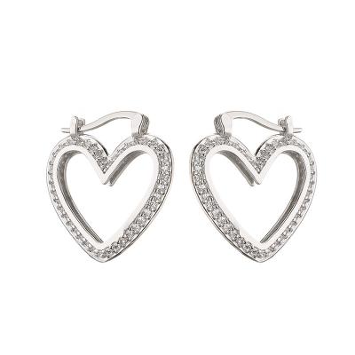 China De micro bedekt Sterling Silver Hoop Earring Te koop