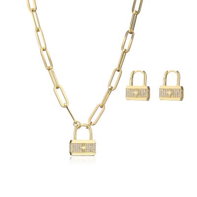 China De Gouden Juwelen Vastgesteld Eigentijds Diamond Clavicle Chain Necklace van het sterslot 18K Te koop