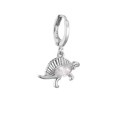 China De micro- Retro Dinosaurus van Sterling Silver Crystal Jewelry Inlaid Zircon bengelt Oorringen Te koop