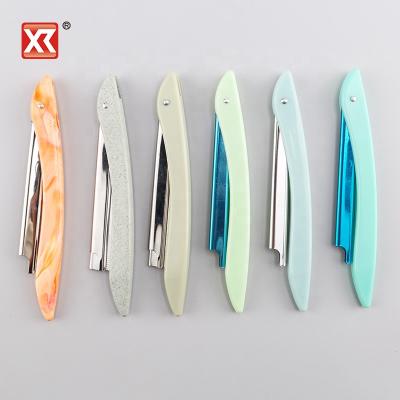 China Twin Blade Private Label Hair Trimmer Disposable Trimmer Facial Hair Detailing Straight Razor for sale