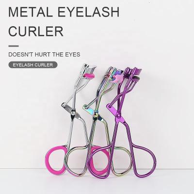 China Wholesale Wick Hair Curler Private Label Fashion Women Beauty Tools Personalized Pink Eyelash Curler With Comb for sale