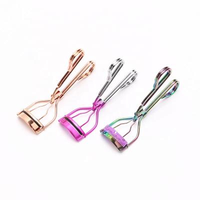 China Private Label Eyelash Curler Loop Long Lasting Natural Looking Painless Curler Fits All Eyelash Gold Eyelash Curler Kit for sale