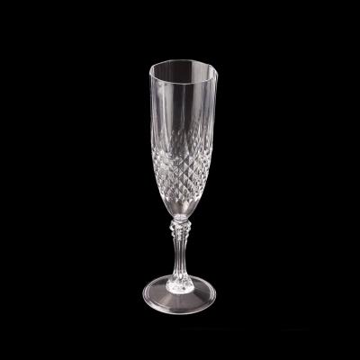 China G101 Fancy CLASSIC Crystal Wedding Party Used Plastic Champagne Flutes for sale