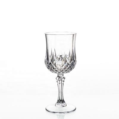 China Clear Premium Acrylic Feel Plastic Wine Glass Reusable Mug for sale