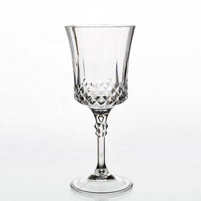 China Clear Premium Clear Red Wine Plastic Champagne Flute Disposable Cup for sale