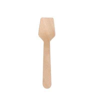 China Disposable Small Mini Wooden Spoon Set for sale