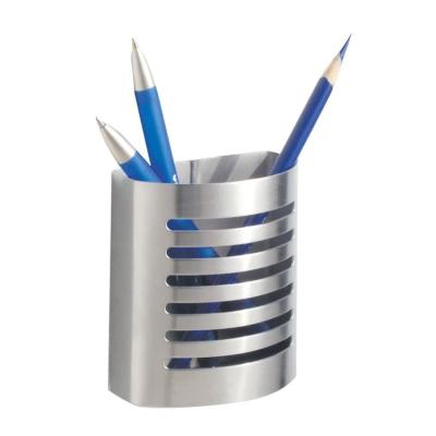 China Factory Customized Semicircle High Capacity Metal Pencil Cup Holder Storage Magnetic Pencil Pen Holder For Kids for sale