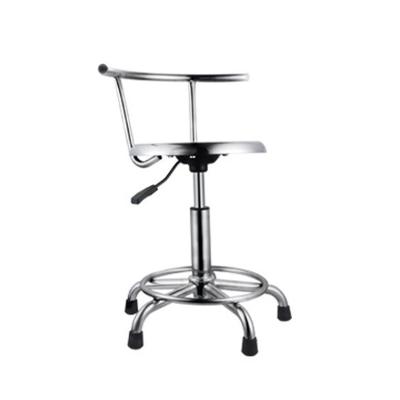 China Modern Round Surgical Stool Hospital Chair Stainless Steel Workshop Factory Rotary Assembly Line Stool School Lab Rotary Stool for sale