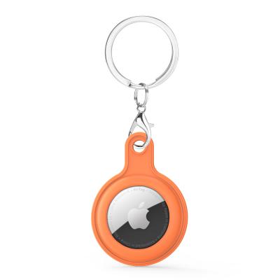 China Anti-fall Soft Silicone Protective Cases For Apple Airtag Kids Dog Collar Key Chain Shockproof Cover Shell For Airtag Case for sale