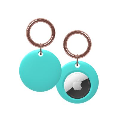 China Hot Popular Anti-fall Silicone Cover Device For Airtag Key Case Key Ring Sleeve For Apple Airtag Chain Cases for sale