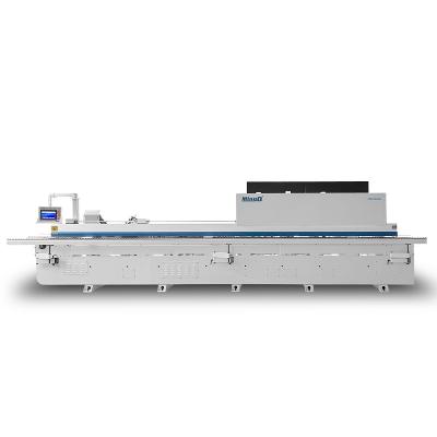 China Hotels MINGD MD-F460A bevel 45 curved beveled edge banding machine automatic pre-milling pvc edge banding making machine for panel for sale