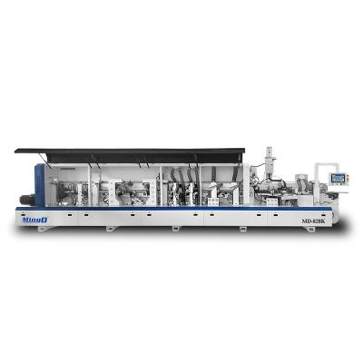 China Building Material Shops MINGD MD-828K mdf edge banding machine edge banding machine rough trimming 49mm pvc edge band punching n cutting machine for sale