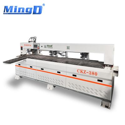 China Hotels MINGD CKZ-380 automatic cnc mdf panel drilling milling machine wood side hole boring machine cnc woodworking boring machinery for sale