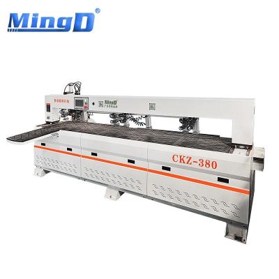 China Hotels MINGD CKZ-380 3 head woodworking horizontal drilling machine cnc side hole drilling machine 5 surface panel boring machinery for sale