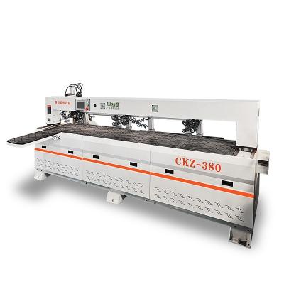 China Hotels MINGD CKZ-380 woodworking mdf panel automatic cnc drilling machine cost-effective wood boring machine cabinet cnc side hole make for sale