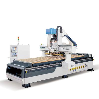 China Garment Shops MINGD ATC-1328-12 cnc router machine for wood and aluminum homemade cnc router machine woodworking vaccum table cnc router for sale