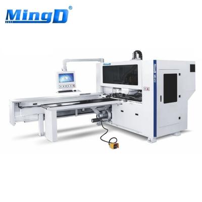 China 1300*4000*200mm MINGD MD-612S  CNC 6 Six Sides Boring Machine Drilling Cnc Wood Door Drilling Machine Full Automatic For Panel Hole for sale