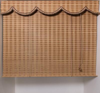 Cina Blackout Haoyan Good Price Roll Up Blackout Outdoor Bamboo Blinds in vendita