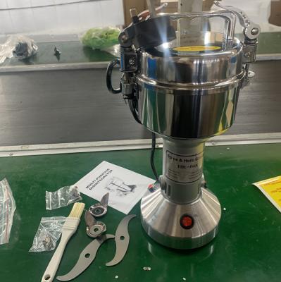 China Medicine Processing Safety 04A 200G Improved Electric Spice Herb Mill Commercial Powder Grain Grinder Machine for sale