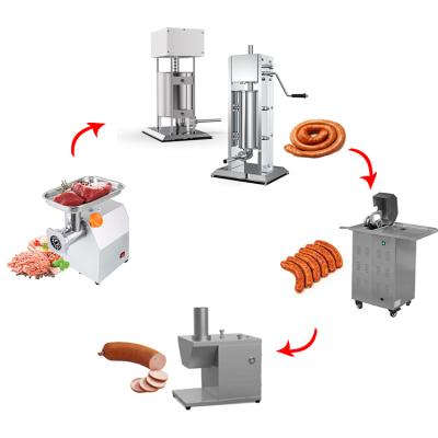 China Horus Meat Processing Plants One Stop Shopping The Other Food Processing Machinery Sausage Stuffer Filling Machine for sale