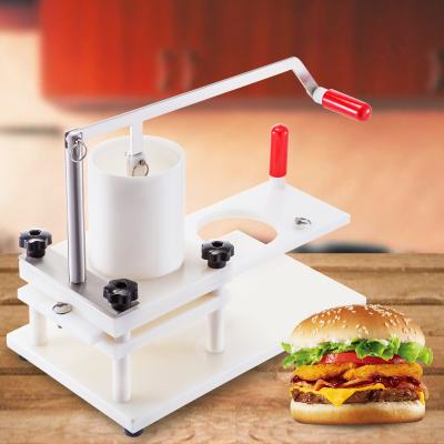 China Meat Processing Plants Hamburger Patty Making Machine Hamburger Cooking Machine Manual Bread Machine for sale