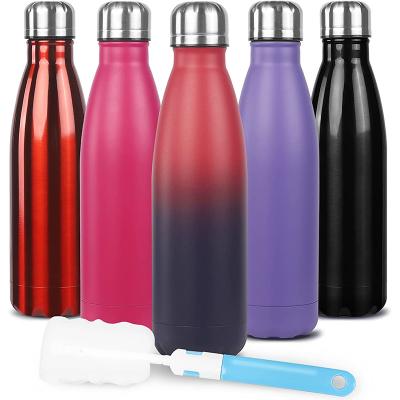 China PORTABLE Sport Bottle Cola Shape Water Bottle Stainless Steel Leakproof Water Bottle for sale