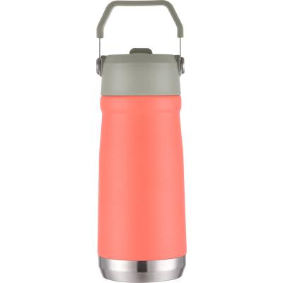 China PORTABLE Stainless Steel Bottle With Straw, Vacuum Insulated Water Bottle For Home Reusable Leakproof Cup for sale