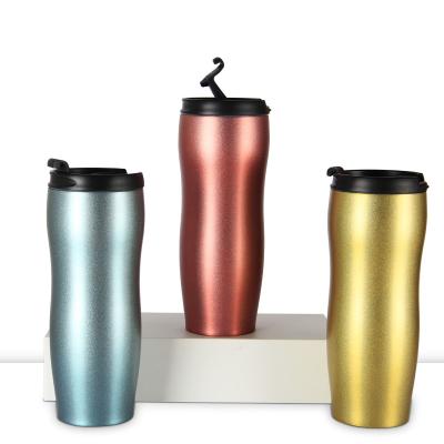 China Durable Tumbler Stainless Steel Vacuum Insulated Wall Tumbler Travel Double Mugs Coffee Mugs With Lid for sale