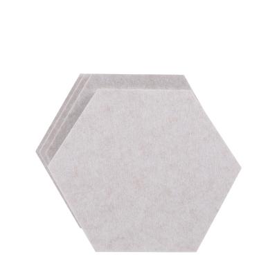 China Traditional Cheap Fireproofing Soundproof Acoustic Panels Hexagon Acoustic Panels For Office for sale