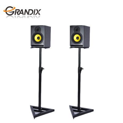 China Heavy Duty Home Theater Professional Edging Metal Speaker Stand Bracket for sale