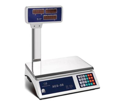 China Weight Measuring Commercial Electronic Supermarket Price Weighing Scale 30kg for sale