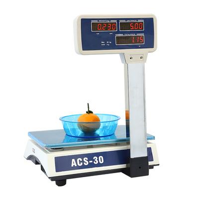 China Weight Measuring 30kg Stainless Steel Waterproof Price Platform Calculation Scale for sale