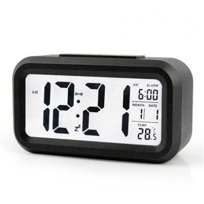 China Large LCD Display Popular LED Digital Wake Up Light Alarm Clock Nap Smart Digital Clock for sale