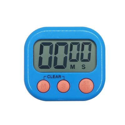 China Modern Small Digital Kitchen Timer Magnetic Back and On/Off Switch, Time Second Count Up Countdown for sale