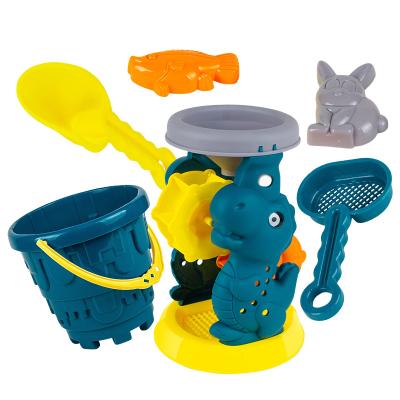 China Summer Summer Beach Toys Outdoor Beach Game Sets Sand Bucket Beach Toys Hand Push Car Toy for sale