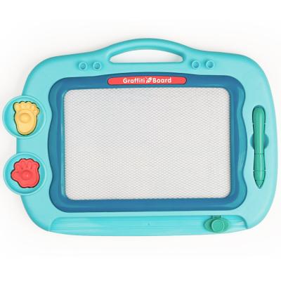 China Desktop Educational Writing Toy Erasable Magnetic Drawing Board Stand Artboard New for Kids Black and White Sketchbook for sale