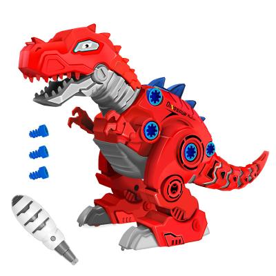 China Disassemble Assemble Children Disassemble To Assemble Dinosaur Toys Electric Tyrannosaurus Rex Toys for sale