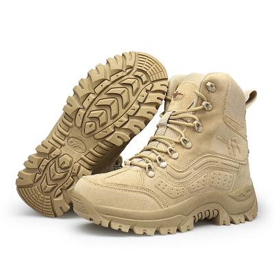 China Breathable Breathable Sports Fashion High Top Mens Outdoor Waterproof Tactical Boots Army Military for sale