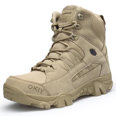 China Breathable Best Selling Breathable Shock Absorbing Men Military Desert Boots Forming Tactical Military Boots for sale