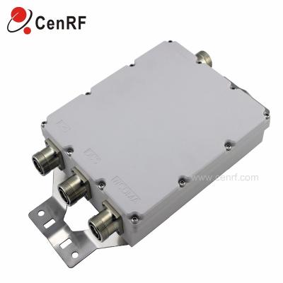 China RF GSM and DCS and WCDMA Triple Band Triplexer Din-Female Combiner CM3-GDW-D700IP for sale