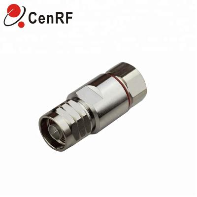 China High Quality RF Straight Connector N Type RF Male 50 Ohm For 1/2 Feed Cable ≥500 Coaxial Times ≤-155dbc 0-11ghz NM-12